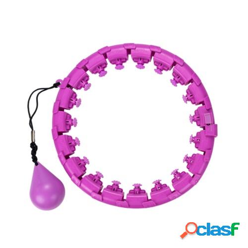 2 in 1 Fitness and Massage Waist Fitness Hoop Non-Fall 24