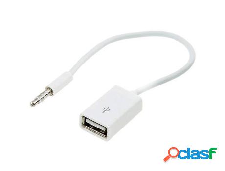 3.5 mm Aux Male to USB female adapter cable