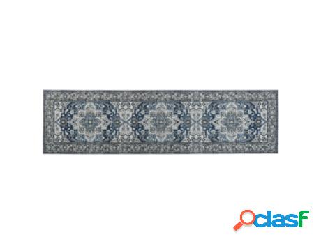 Alfombra BELIANI Kottar (Poliéster - Gris - 80 x 300)