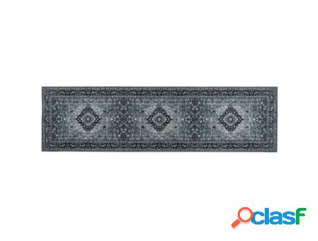 Alfombra BELIANI Vadkadam (Poliéster - Gris - 80 x 300)