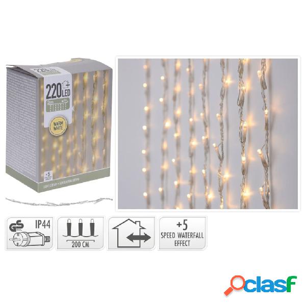 Ambiance Ambience Cortina de luces con 220 LEDs