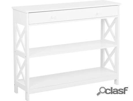 Aparador Montgomery (Blanco - MDF -30x100x80 cm)