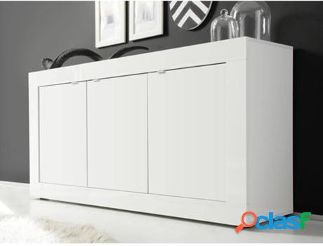 Aparador VENTE UNIQUE Comete (Blanco - Madera - 85.8x160x42