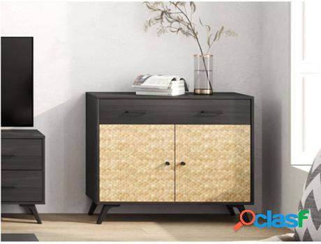 Aparador VENTE UNIQUE Waco (Negro - Painel de Partículas -