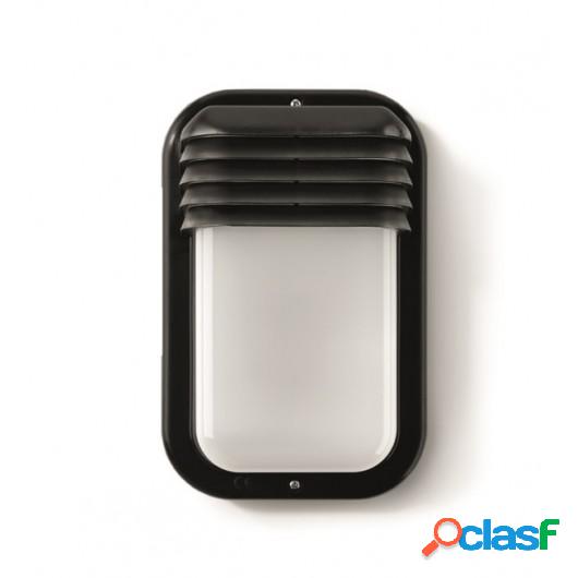 Aplique Iluminacion Vertical Exterior E27 18W Ip44 Pvc Negro