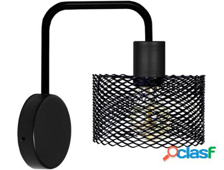 Apliques TOSEL Adonis (Negro - E27 - Máx. 40W - Metal)