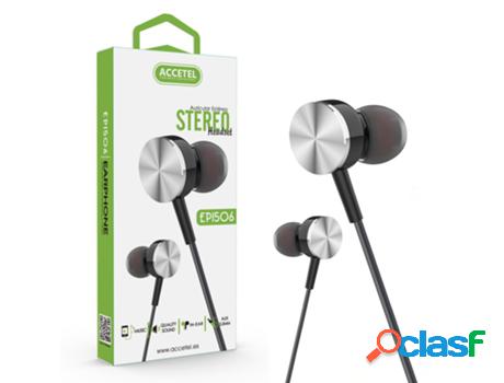 Auriculares Con Cable (In-Ear) ACCETEL Ep1506 (Negro)