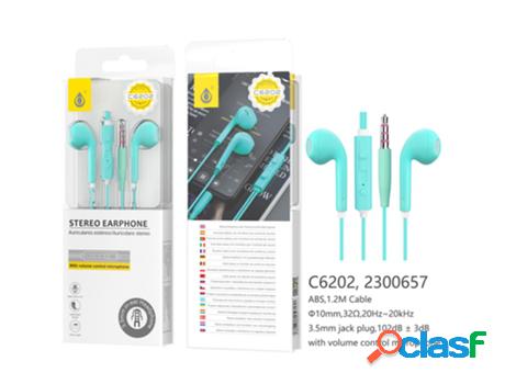 Auriculares Con Cable ONEPLUS C6202 (Azul)