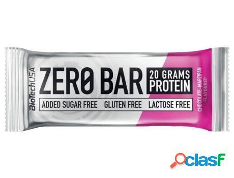 Barra ZERO BAR BiotechUSA Marzipan (Sabor: Chocolate - 50g -