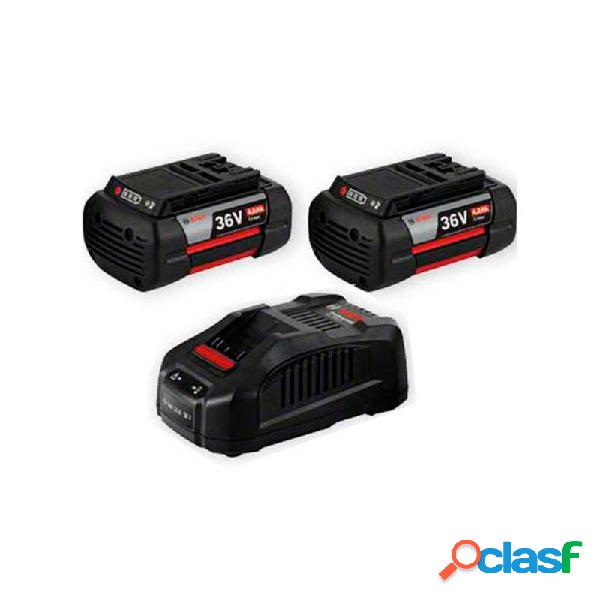 Bateria bosch set 2 baterias power gba 36v 6,0 ah + gal 3680