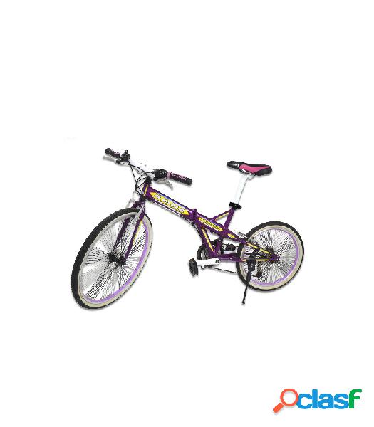 Bicicleta Plegable Bep-26 Morada