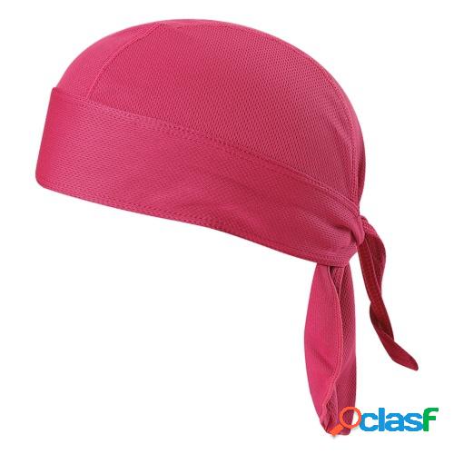 Bicicleta gorra antisudor protección UV máscara facial