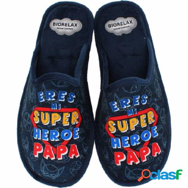 Biorelax - Zapatillas de casa Super Papá