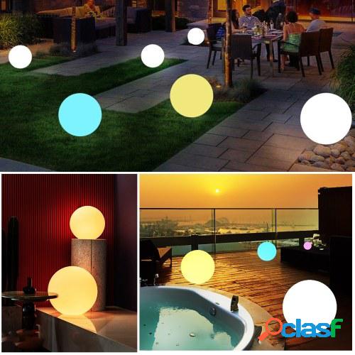 Bolas LED de 14 pulgadas Impermeable LED Glow Globe Luces