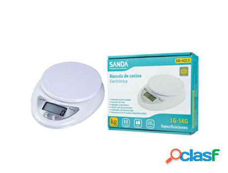 Báscula Digital De Cocina Sanda Sd-4213 (Blanca)