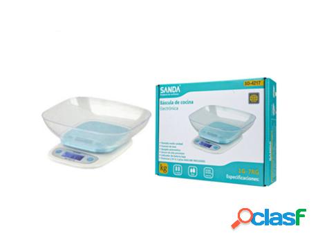 Báscula Digital De Cocina Sanda Sd-4217 (Blanca)