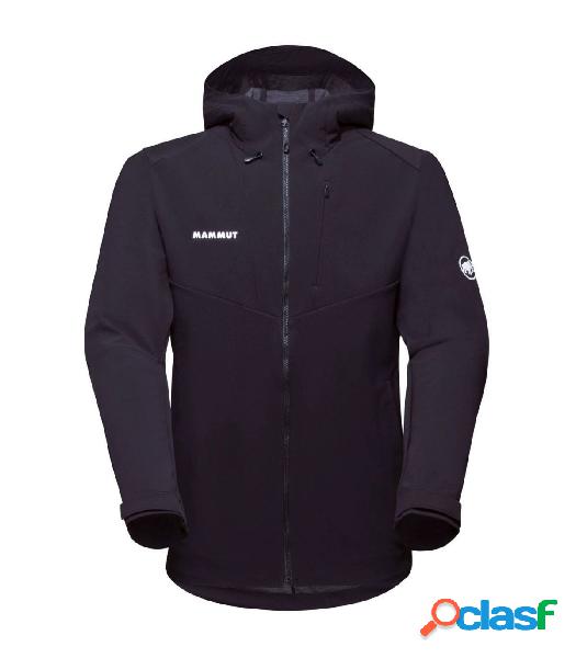 CHAQUETA MAMMUT CON CAPUCHA SAPUEN SO HOMBRE BLACK XXL