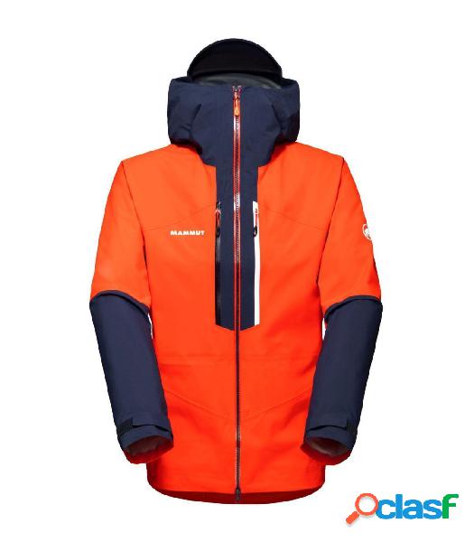 CHAQUETA MAMMUT CON CAPUCHA TAISS HS HOMBRE HOT RED-MARINE