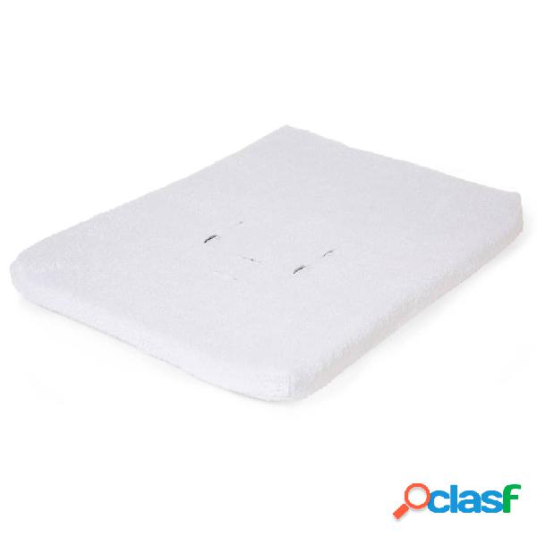 CHILDHOME Funda para cojín cambiador Evolux tricot blanco