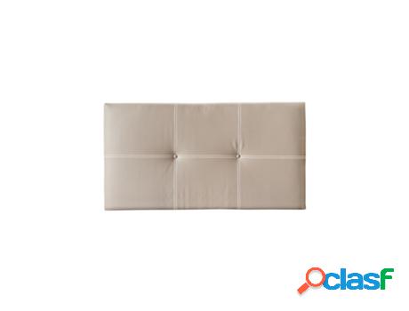 Cabecero Gante 5 Botones Polipiel VENPRODIN 116x60x8cm Vison