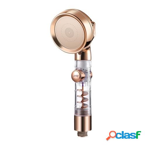 Cabezal de ducha de mano con ventilador Turbo Interruptor de