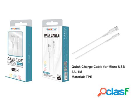Cable De Datos Micro-Usb MODORWY Mc2104 1M (Blanco)