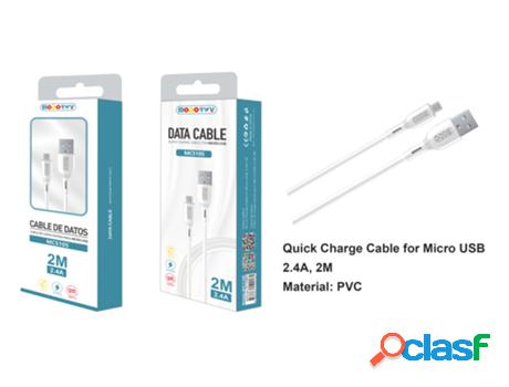 Cable De Datos Micro-Usb MODORWY Mc5105 2M (Blanco)