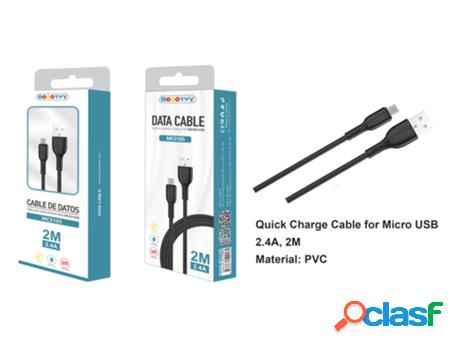 Cable De Datos Micro-Usb MODORWY Mc5105 2M (Negro)