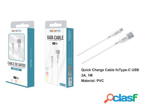 Cable De Datos Type-C MODORWY Mc1107 1M (Blanco)