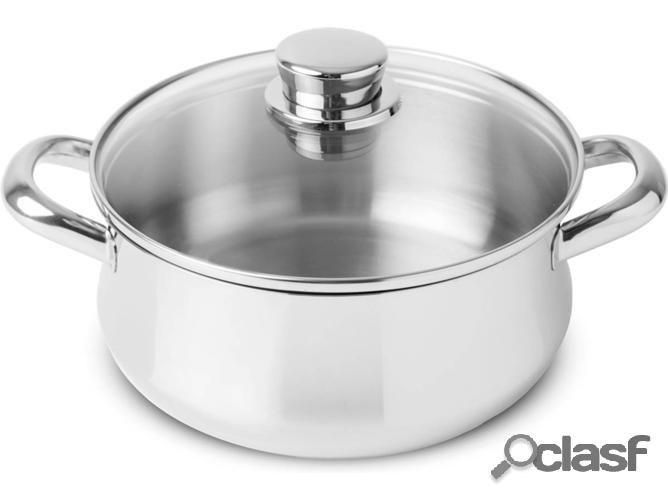 Cacerola SILAMPOS Low cost I Glass (Diámetro: 24cm)