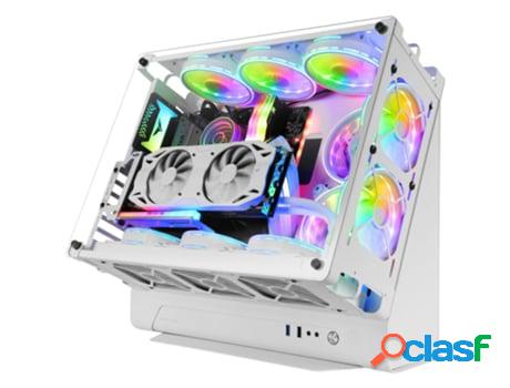 Caja PC MARS GAMING MCBW (ATX - Blanco)