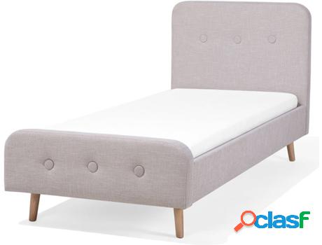 Cama Rennes (Beije - Poliéster -220x101x110 cm)