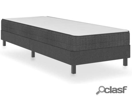 Cama VIDAXL 287453 (Gris - Tela - Compatible con Colchón: