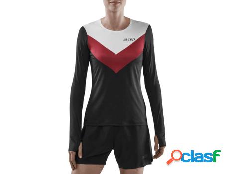 Camiseta de Manga Larga Para Mujer CEP COMPRESSION Chevron