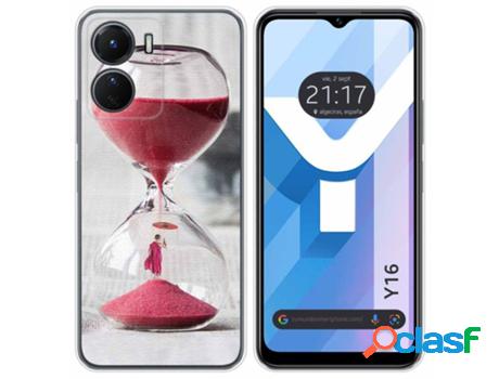 Carcasa Vivo Y16 TUMUNDOSMARTPHONE Dibujos Reloj Multicolor