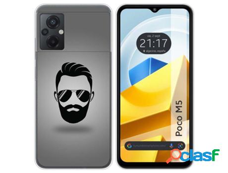 Carcasa Xiaomi Poco M5 TUMUNDOSMARTPHONE Dibujos Barba