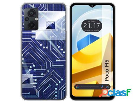 Carcasa Xiaomi Poco M5 TUMUNDOSMARTPHONE Dibujos Circuito