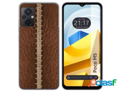 Carcasa Xiaomi Poco M5 TUMUNDOSMARTPHONE Dibujos Cuero 01