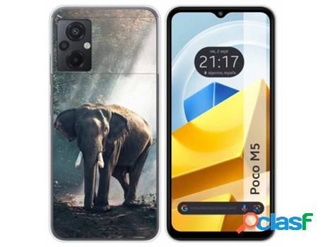 Carcasa Xiaomi Poco M5 TUMUNDOSMARTPHONE Dibujos Elefante