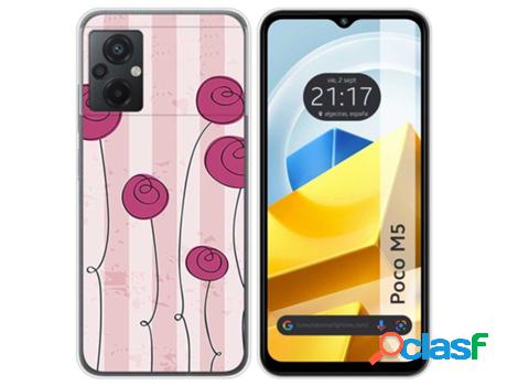 Carcasa Xiaomi Poco M5 TUMUNDOSMARTPHONE Dibujos Flores