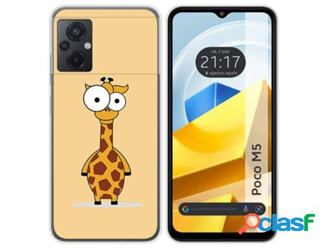 Carcasa Xiaomi Poco M5 TUMUNDOSMARTPHONE Dibujos Jirafa
