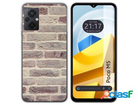 Carcasa Xiaomi Poco M5 TUMUNDOSMARTPHONE Dibujos Ladrillo 01