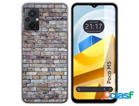 Carcasa Xiaomi Poco M5 TUMUNDOSMARTPHONE Dibujos Ladrillo 02