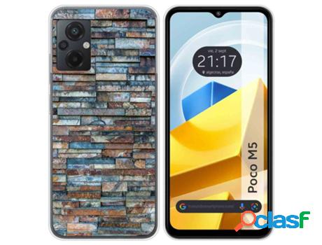 Carcasa Xiaomi Poco M5 TUMUNDOSMARTPHONE Dibujos Ladrillo 05