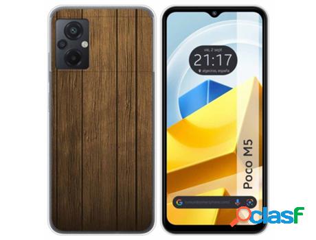 Carcasa Xiaomi Poco M5 TUMUNDOSMARTPHONE Dibujos Madera