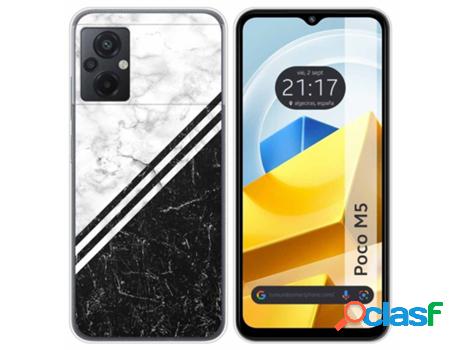 Carcasa Xiaomi Poco M5 TUMUNDOSMARTPHONE Dibujos Mármol 01