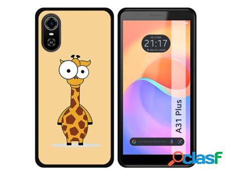 Carcasa ZTE Blade A31 Plus TUMUNDOSMARTPHONE Dibujos Jirafa