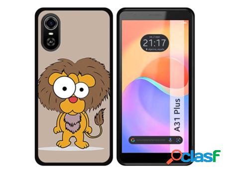 Carcasa ZTE Blade A31 Plus TUMUNDOSMARTPHONE Dibujos Leon