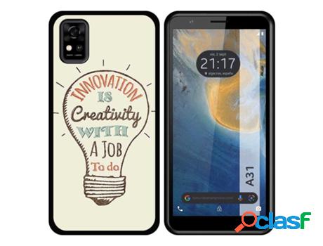 Carcasa ZTE Blade A31 TUMUNDOSMARTPHONE Dibujos Creativity