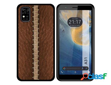 Carcasa ZTE Blade A31 TUMUNDOSMARTPHONE Dibujos Cuero 01